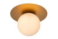 Lucide TRICIA - Plafonnière - Ø 25 cm - 1xE27 - Mat Goud / Messing - thumbnail