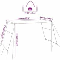 VidaXL Waterbestendige tarp met dak - thumbnail