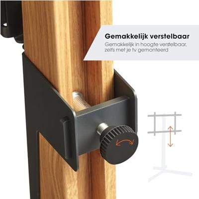 Vogel'S TVS 3695 tv vloerstandaard TV beugel Zwart