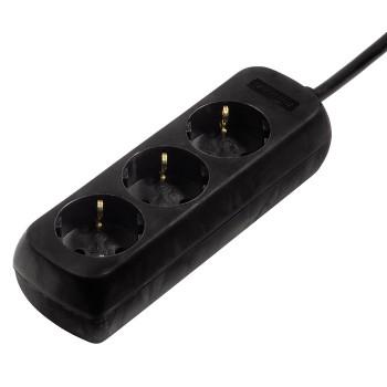 Hama 3-Way Power Strip With Child Safety Feature 5 M Black Hama 3-Way Power Strip With Child Safety Feature 5 M Black