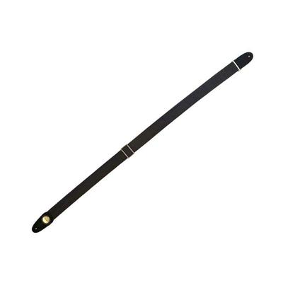 Fender katoen leren 2 inch gitaarband met logo zwart Fender katoen leren 2 inch gitaarband met logo zwart