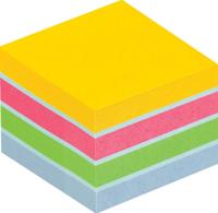 Post-it Notes mini kubus, 400 vel, ft 51 x 51 mm, geassorteerde kleuren, op blister - thumbnail