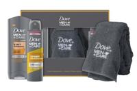 Dove Men+Care - douchegel, anti-transpirant spray en sporthanddoek - Geschenkset - thumbnail