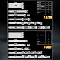 BITFENIX BFG GOLD 850W (80+ Goud) ATX 3.0 - PC-voeding - 850W - thumbnail