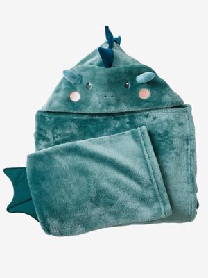 Wikkeldeken Eekhoorn met capuchon Oeko-Tex® groen Wikkeldeken Eekhoorn met capuchon Oeko-Tex® groen