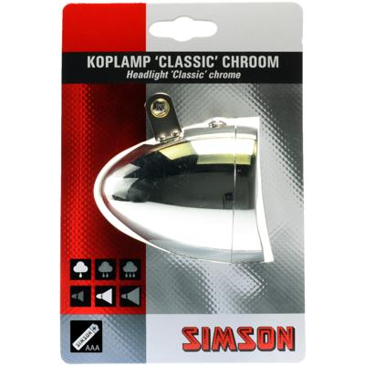 Simson koplamp classic chroom