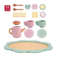 Playwood Houten theeservies pastel, 17dlg. - thumbnail