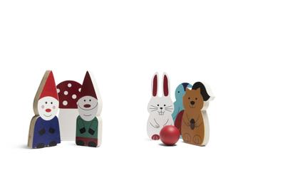BS Toys houten bowlingspel bosvrienden, 7dlg.