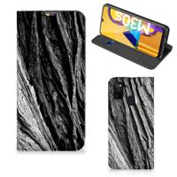 Book Wallet Case Samsung Galaxy M30s | M21 Boomschors Grijs - thumbnail