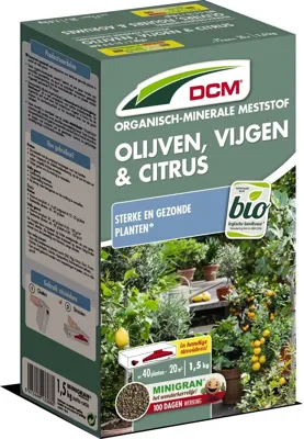 Meststof Olijven, Vijgen & Citrus 1,5 kg DCM - Dcm