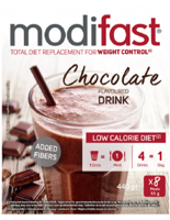 Modifast Intensive Choco Flavoured Milkshake 8x55g - thumbnail