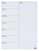 Magnetische planner week desq 40x30cm magnetisch - thumbnail