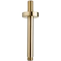 Wiesbaden Caral Douchearm met Plafondbevestiging - 15cm - Geborsteld Messing - thumbnail