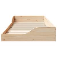 Bedframe Bruin 100 x 200 cm Massief grenenhout - thumbnail