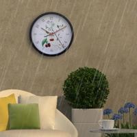 NeXtime NE-4314 Buitenklok Prunus 30.5 cm Zwart/Wit - thumbnail