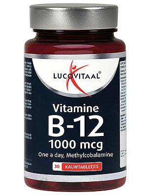 Lucovitaal Vitamine B12 1000mcg 30 Kauwtabletten