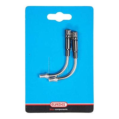 Elvedes Cable Systems BV Verstelbare v-brake bochtjes 90°elvedes rvs - kort model (2 stuks)