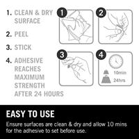 VELCRO® VEL-EC60249 Klittenband punten Om vast te plakken Haak- en lusdeel, Extra sterk (Ø) 45 mm Wit 6 paar - thumbnail