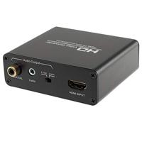 HDV-339 Full HD HDMI naar DVI + Digitaal Coaxiaal / Analoog Stereo Audio Converter Adapter(zwart) - thumbnail