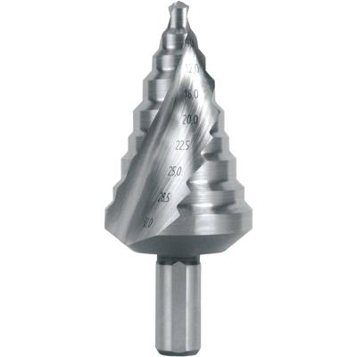 RUKO 101096 101096 HSS Getrapte boor Gezamenlijke lengte 76 mm 3 vlakken schacht 1 stuk(s)