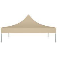 VidaXL Partytentdak 270 g/m² 3x3 m beige - thumbnail