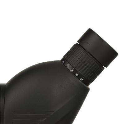 Dörr Danubia 538240 Zoom Spotting Scope Vos 16-40x60 (behuizing met rubberen arminatie, 45 graden schuin kijk) zwart