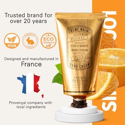 Panier des Sens Orange Blossom Hand Crème 75ml Panier des Sens Orange Blossom Hand Crème 75ml