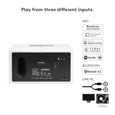 Audio Pro C10 MkII Multiroom-luidspreker - Wit