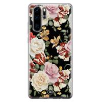 Huawei P30 Pro siliconen hoesje - Flowerpower - thumbnail