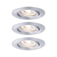 Paulmann 94297 EBL Nova mini Coin LED-inbouwlamp Set van 3 stuks 4 W Aluminium - thumbnail