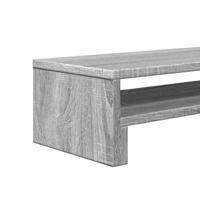Monitorstandaard 54x22x15 cm bewerkt hout grijs sonoma eiken - thumbnail