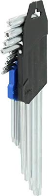 Brilliant Tools BT044009 Haakse schroevendraaierset T 10, T 15, T 20, T 25, T 27, T 30, T 40, T 45, T 50 9-delig - thumbnail