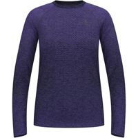 Odlo Essential Naadloze Longsleeve Loopkleding Loopshirt Eclipse Melange - donkerblauw, XL - thumbnail