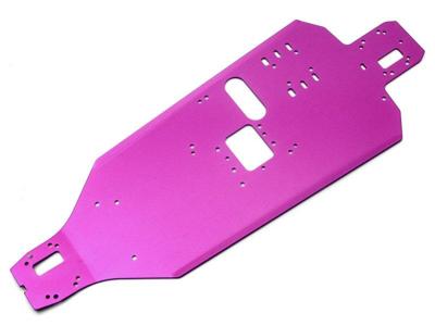Main chassis (aluminum 17s t2.0mm purple/nitro rs4 mt)