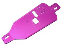 Main chassis (aluminum 17s t2.0mm purple/nitro rs4 mt) - thumbnail