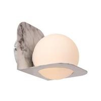 Lucide DAVY - Wandlamp Badkamer - 1xG9 - IP44 - Grijs - thumbnail