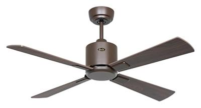 CasaFan ECO NEO III 103 BZ-NB/KI WiFi Flügel Nussbaum/Kirsche Plafondventilator 16 W (Ø x h) 103 cm x 360 mm Brons Met afstandsbediening, Timer, Met