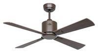 CasaFan ECO NEO III 103 BZ-NB/KI WiFi Flügel Nussbaum/Kirsche Plafondventilator 16 W (Ø x h) 103 cm x 360 mm Brons Met afstandsbediening, Timer, Met - thumbnail