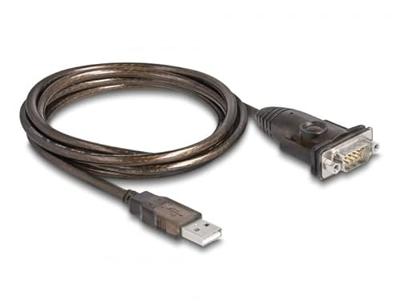 DeLOCK 62645 seriële kabel Zwart 1,5 m USB Type-A DB-9 DeLOCK 62645 seriële kabel Zwart 1,5 m USB Type-A DB-9