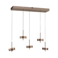 Paul Neuhaus 5-lichts hanglampQ-Rotate bruin modern - 2249-34 - thumbnail