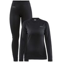 Craft Baselayer Set Thermoset Dames Black L - thumbnail
