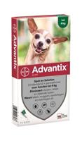 Advantix Spot-On Hond 40/200 tot 4kg - 4 pip - thumbnail