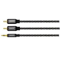 Avinity Audiokabel 2 Cinch-stekkers - 3,5-mm-jack Stereo 1,5 M - thumbnail