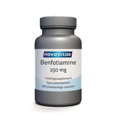 Nova Vitae Benfotiamine (vitamine B1) 150mg 180 Vegetarische capsules