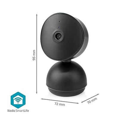 Nedis WIFICI22CBK Smartlife Camera Voor Binnen Wi-fi Full Hd 1080p Kiep En Kantel Cloud Opslag (optioneel) / Microsd (niet Inbegrepen) / Onvif Met Bewegingssensor Nachtzicht Zwart