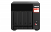 QNAP TS-473A NAS Tower Ryzen Embedded V1500B 8 GB DDR4 0 TB QNAP Turbo System Zwart - thumbnail