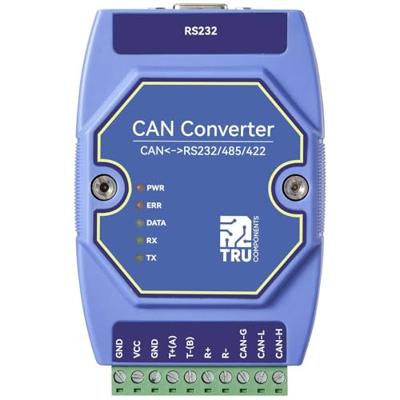 TRU COMPONENTS TC-ECAN-401 Multifunctionele module Modbus-RTU, CAN Bus, RS-485, RS-422, RS-232 12 V/DC, 24 V/DC 1 stuk(s)