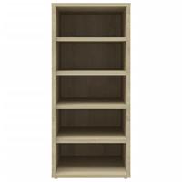 VidaXL Schoenenkasten 2 st 31,5x35x70 cm hout sonoma eikenkleur - thumbnail