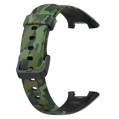 Siliconen bandje met print - Camouflage groen - Xiaomi Smart band 7 Pro Siliconen bandje met print - Camouflage groen - Xiaomi Smart band 7 Pro