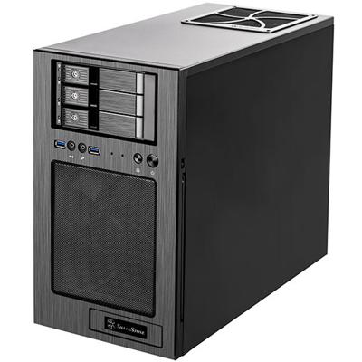 Silverstone CS330 Tower Zwart Silverstone CS330 Tower Zwart